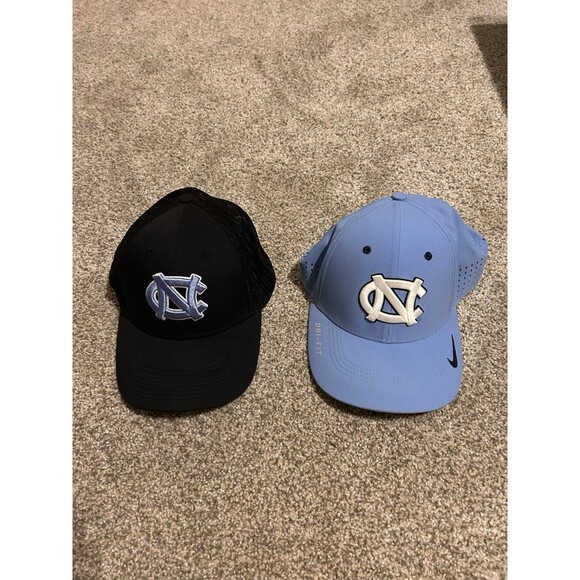 Mens Womens Nike UNC Tarheels Baseball Hat Cap Dri-Fit Carolina Blue OS Legacy91 - Picture 1 of 7